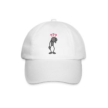 greyman_take_care_3c - Baseball Cap - white/white - Front