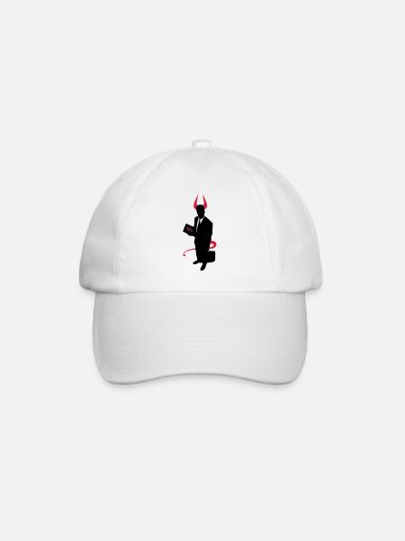 Devil's advocate - Baseball Cap - white/white