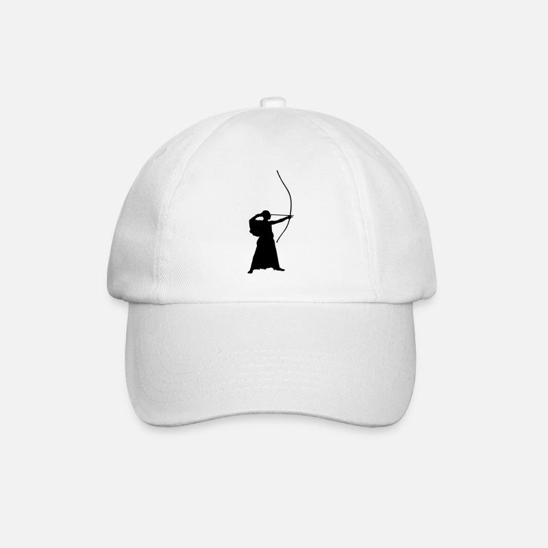 Bogenschütze - Baseballkappe - Weiß/Weiß