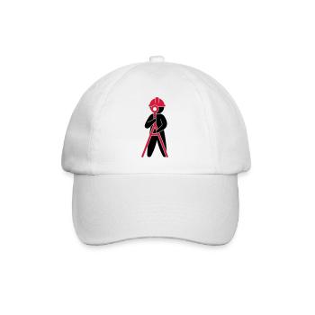 Un ingénieur sur un chantier de construction - Casquette classique - blanc/blanc - Devant