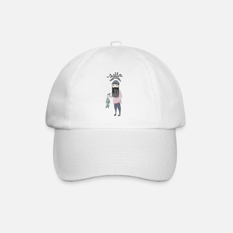 marin - Casquette classique - blanc/blanc