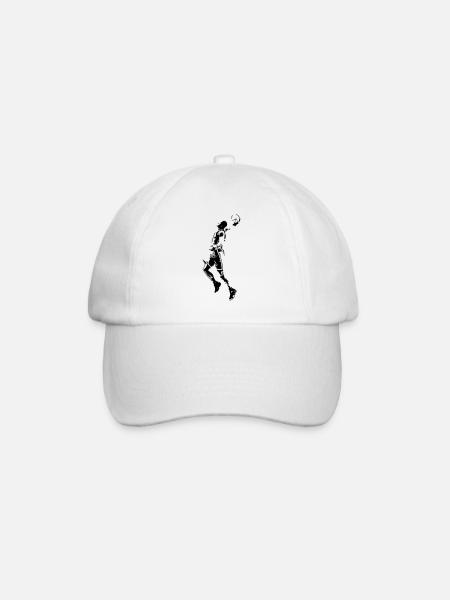 Basketball - Baseballkappe - Weiß/Weiß