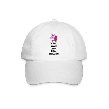 be_a_unicorn_02 - Baseballkappe - Weiß/Weiß - Vorne