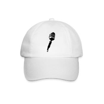 mic - Baseballkappe - Weiß/Weiß - Vorne
