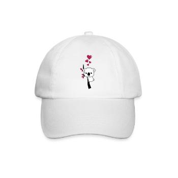 koala doux 002 - Casquette classique - blanc/blanc - Devant