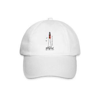 Yttergrund lighthouse, Wings, textiles and gifts - Baseball Cap - white/white - Front