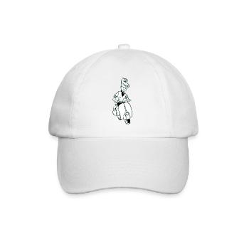 Scooter, Scooter, Rétro, Vintage, Permis de conduire - Casquette classique - blanc/blanc - Devant
