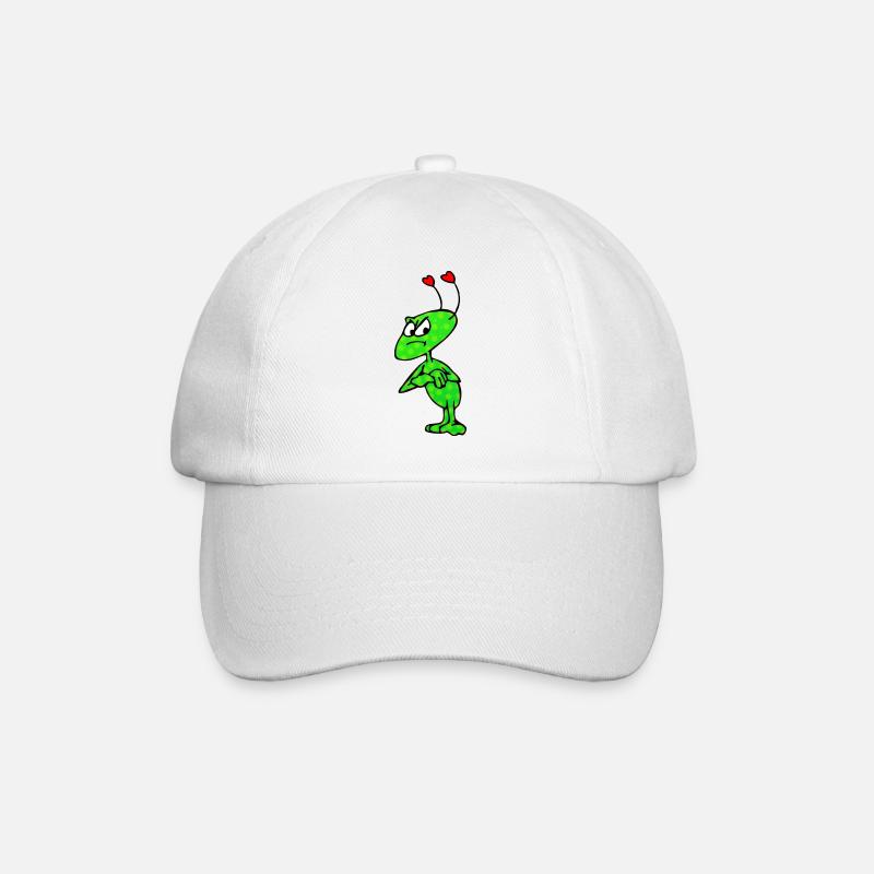 "Grummel-Trine" - Hab mich lieb! - Baseballkappe - Weiß/Weiß