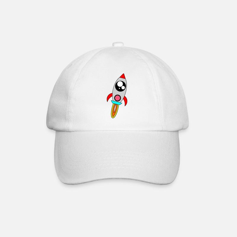 Kawaii - FUSÉE - Casquette classique - blanc/blanc
