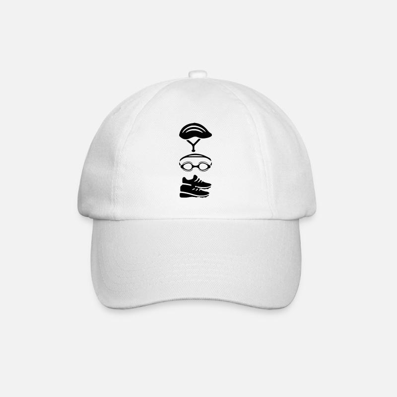 triathlon - Casquette classique - blanc/blanc