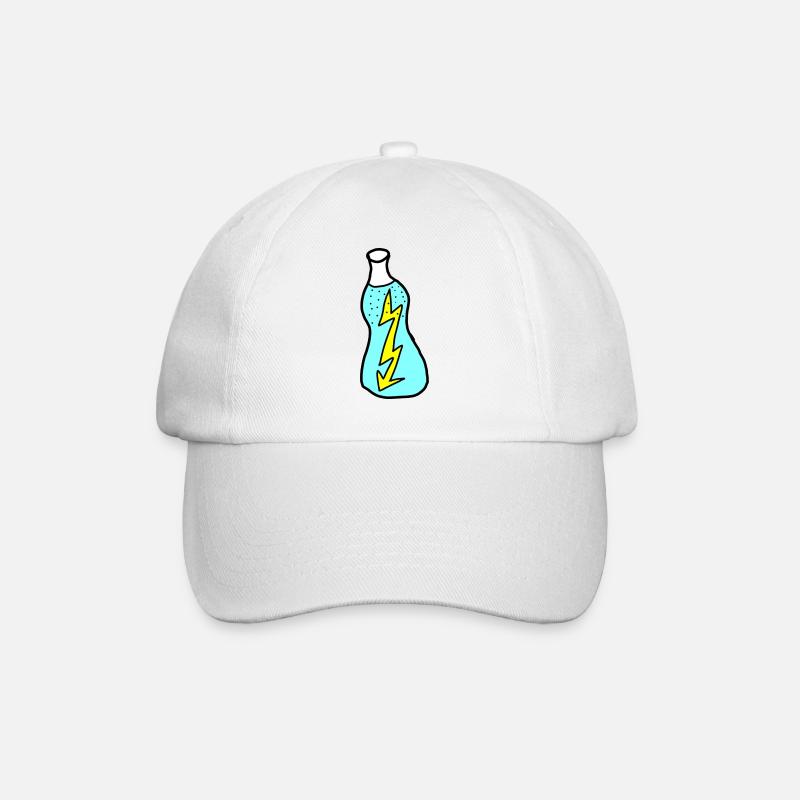 Bouteille Lightning - Casquette classique - blanc/blanc