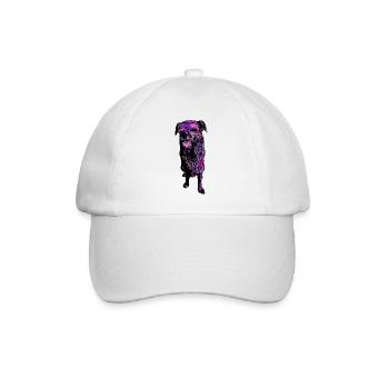 Good Boy Vector Design - Baseballkappe - Weiß/Weiß - Vorne