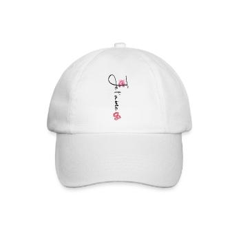 Je t'aime oiseau Saint Valentin - Casquette classique - blanc/blanc - Devant