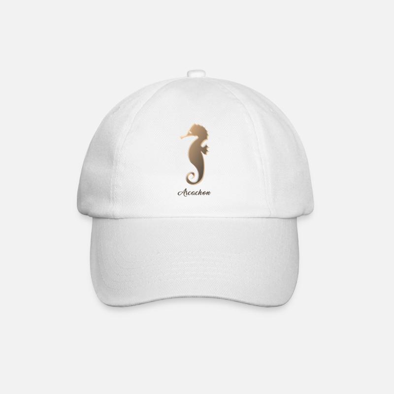 hippocampe - Casquette classique - blanc/blanc