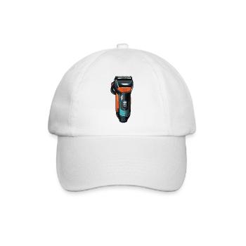 Tondeuse à cheveux coiffeur - Casquette classique - blanc/blanc - Devant