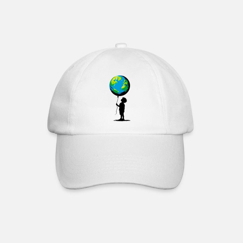 Planète Terre - Casquette classique - blanc/blanc