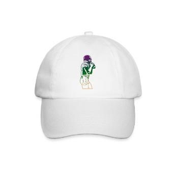 Croquis de football américain - Casquette classique - blanc/blanc - Devant