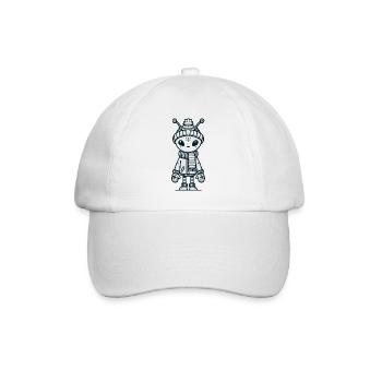 Bande dessinée extraterrestre - Casquette classique - blanc/blanc - Devant