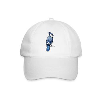 Blue jay - Baseball Cap - white/white - Front