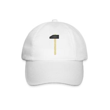 Metal Hammer Design - Baseball Cap - white/white - Front
