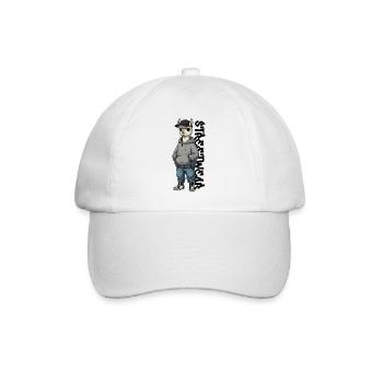Alpaca Streetwear Urban Style Design - Baseball Cap - white/white - Front