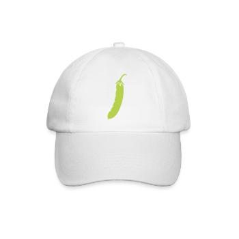 Französische Bohne - Baseballkappe - Weiß/Weiß - Vorne