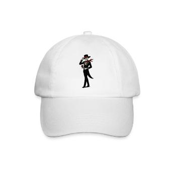 Rose Mariachi Squelette - Casquette classique - blanc/blanc - Devant