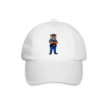 Tiger Police / Policewoman Tiger - Baseball Cap - white/white - Front