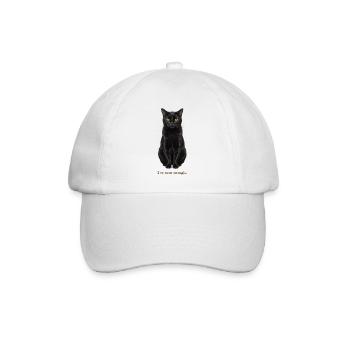 J’en ai assez vu, chat - Casquette classique - blanc/blanc - Devant