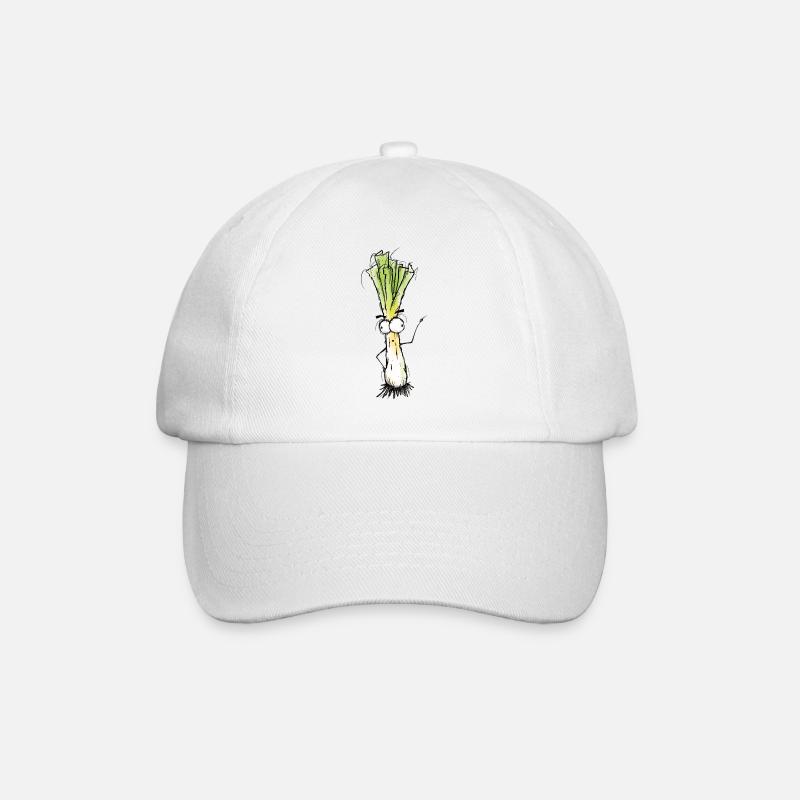 Poireau - Casquette classique - blanc/blanc
