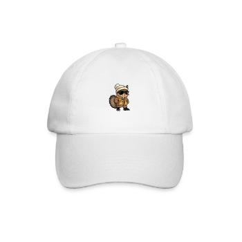 Eichhörnchen Winter - Baseballkappe - Weiß/Weiß - Vorne