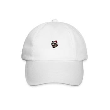 Bear Christmas Funny - Baseball Cap - white/white - Front
