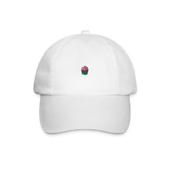 Rosa Muffin - Baseballkappe - Weiß/Weiß - Vorne