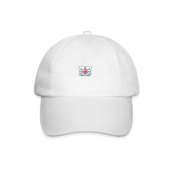 Couple d’ours polaires Saint-Valentin - Casquette classique - blanc/blanc - Devant