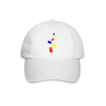Abeille symbole miel - Casquette classique - blanc/blanc - Devant