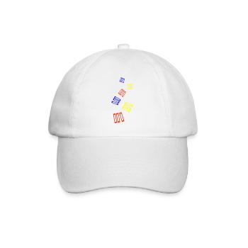 Read books - Baseball Cap - white/white - Front