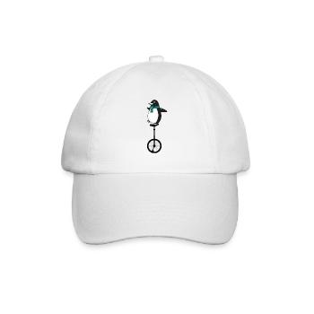 Monocycle artiste monocycle pingouin monocycle monocycle - Casquette classique - blanc/blanc - Devant