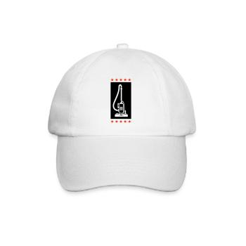 Staubsauger Putzen - Baseballkappe - Weiß/Weiß - Vorne