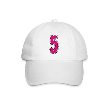 5. 5 YEARS. 5th ANNIVERSARY - Baseball Cap - white/white - Front