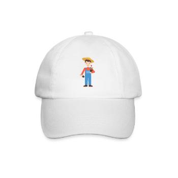gardener - Baseball Cap - white/white - Front