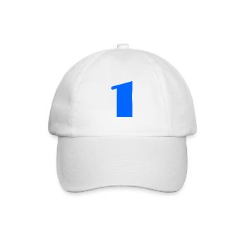 1. 1 AN. 1er ANNIVERSAIRE. ANNIVERSAIRE 1 AN. UN - Casquette classique - blanc/blanc - Devant