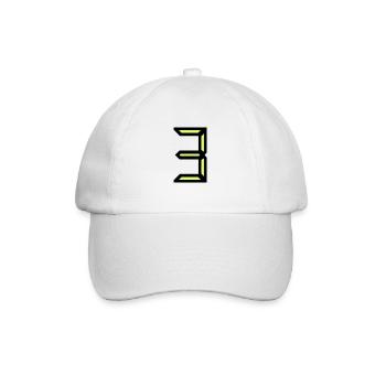 3. 3 YEARS. 3RD ANNIVERSARY. BIRTHDAY 3 YEARS - Baseball Cap - white/white - Front