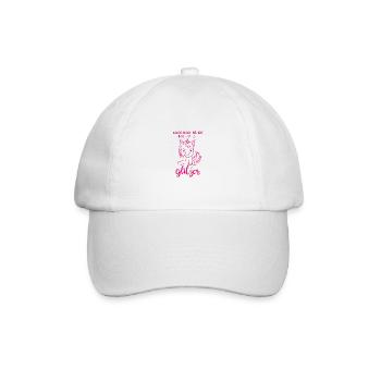 Einhorn Stinkehorn (pink) - Baseballkappe - Weiß/Weiß - Vorne