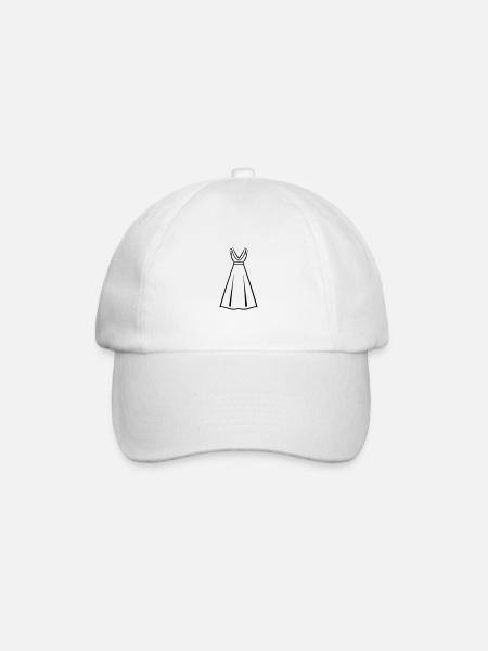 Robe - Casquette classique - blanc/blanc