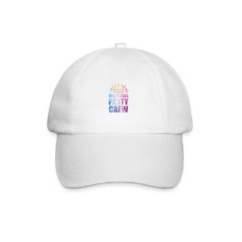 Dicton de l’équipe de fête de Barcelone - Casquette classique - blanc/blanc - Devant