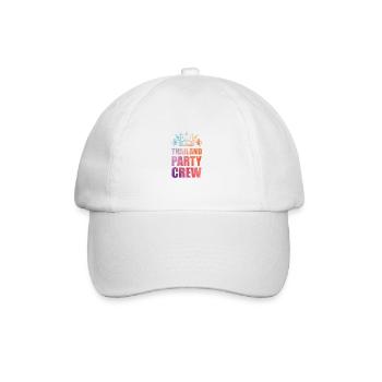 Dicton de l’équipage de la fête en Thaïlande - Casquette classique - blanc/blanc - Devant