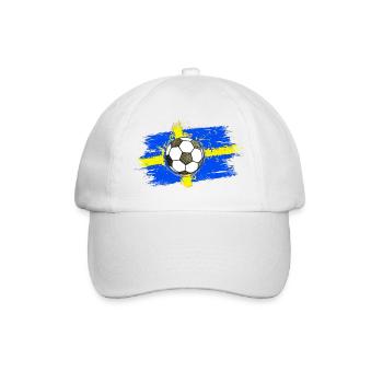 Football Suède 02 - Casquette classique - blanc/blanc - Devant