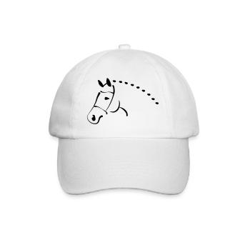 equitation - Casquette classique - blanc/blanc - Devant