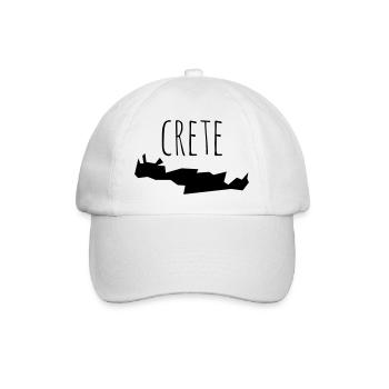 crete - Casquette classique - blanc/blanc - Devant