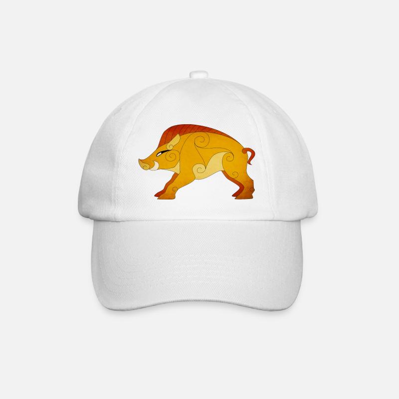 Sanglier Gaulois - Casquette classique - blanc/blanc